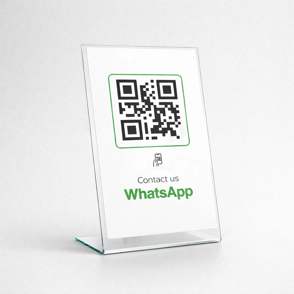 Whats App Group QR Acrylic Stand
